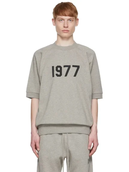 Essentials 1977 Gray Cotton Shirt