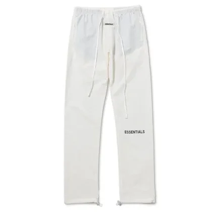 Essentials Jogging Wide Leg White Pants