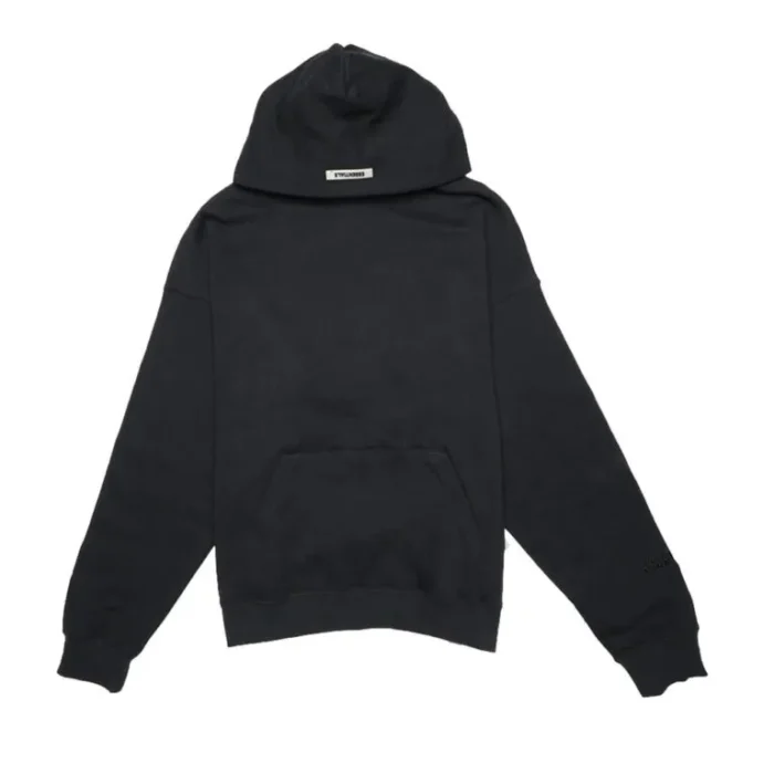 FEAR OF GOD ESSENTIALS 3M Logo Pullover Hoodie Black/White