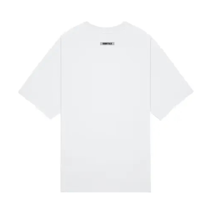 Fear of God Essentials Boxy T-Shirt Applique Logo – White