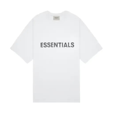 Fear of God Essentials Boxy T-Shirt Applique Logo – White