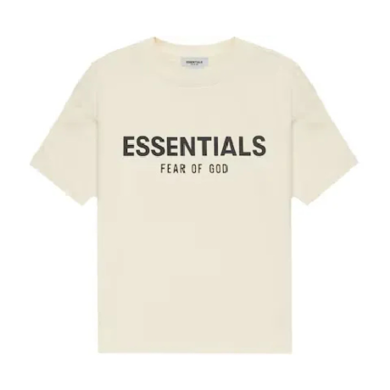 Fear of God Essentials Kids T-Shirt – Cream